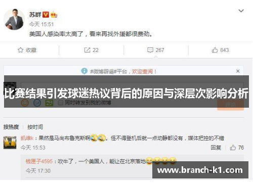比赛结果引发球迷热议背后的原因与深层次影响分析